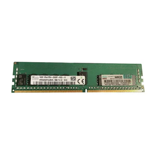 P06187-001-GEN - HPE 16GB DDR4-2933MHz PC4-23400 ECC Registered CL21 288-Pin RDIMM 1.2V Single Rank Memory Module
