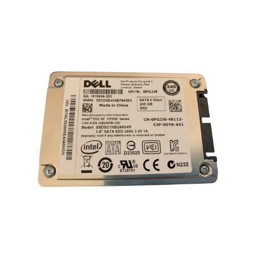 SSDSC1NB240G4R-DELL-Dell 240GB 1.8 inch MLC 6Gb/s SATA SSD