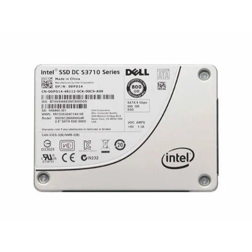SSDSC2BA800G4R-DEL-Dell 800GB 2.5 inch MLC 6Gb/s SATA SSD
