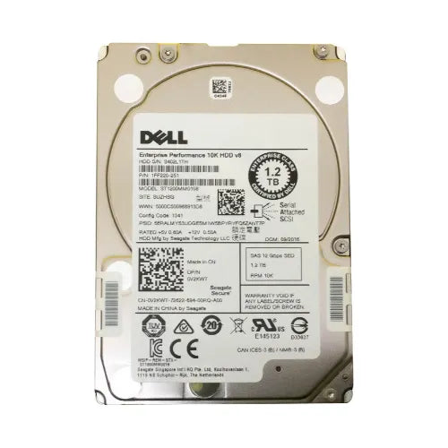 ST1200MM0108-DEL - Dell Enterprise 1.2TB 10000RPM SAS 12Gb/s 2.5-Inch Hard Drive