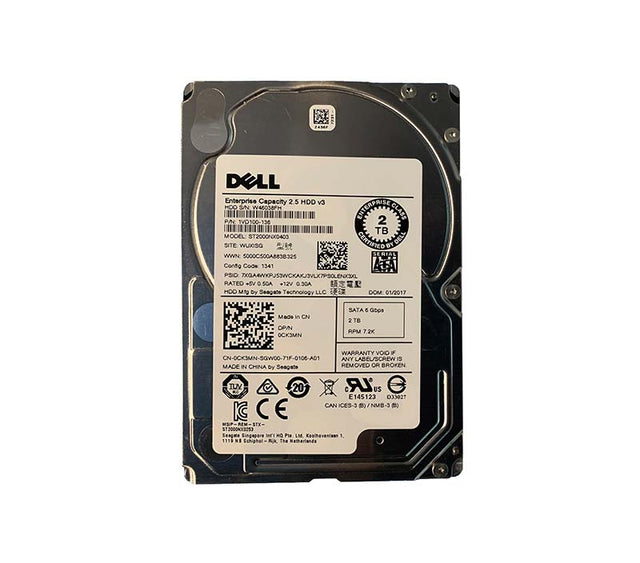 ST2000NX0403 - Seagate 2TB 7200RPM SATA 6Gb/s 2.5-Inch Hard Drive