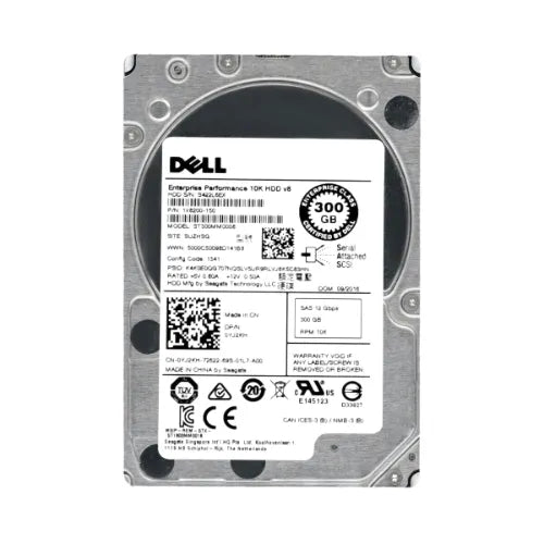 ST300MM0008-HP - HP 300GB 10000RPM SAS 12Gb/s 128MB Cache SFF 2.5-Inch Hard Drive