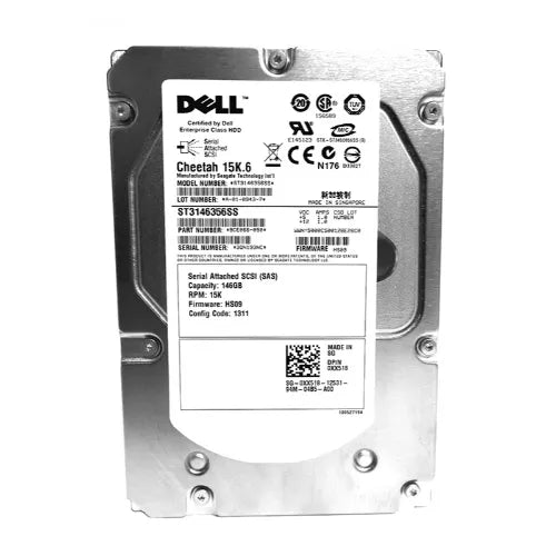 Cheetah 15K.6 Series 146GB 15000RPM SAS 3Gb/s 16MB Cache CE 3.5-Inch Hard Drive