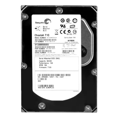 ST3300555SS-DELL - Dell 300GB 10000RPM SAS 3Gb/s 3.5-Inch Hard Drive