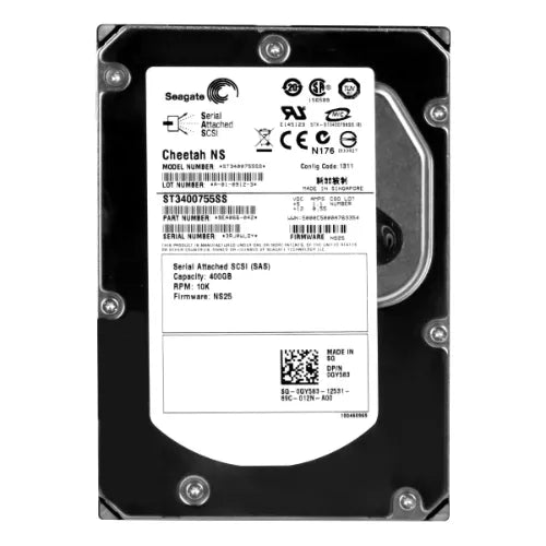 ST3400755SS-DELL - Dell Cheetah NS Series 400GB 10000RPM SAS 3Gb/s 16MB Cache (CE) 3.5-Inch Hard Drive