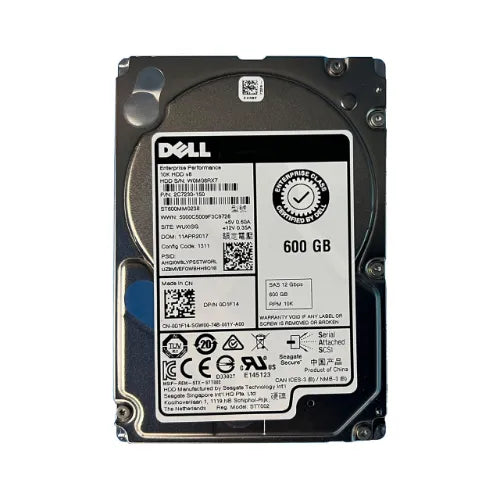 ST600MM0238-DELL - Dell 600GB 10000RPM SAS 12Gb/s 2.5-Inch Hard Drive