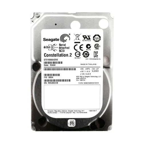 ST91000642SS-DELL - Dell Constellation.2 Series 1TB 7200RPM SAS 6Gb/s 64MB Cache (CE) 2.5-Inch Hard Drive