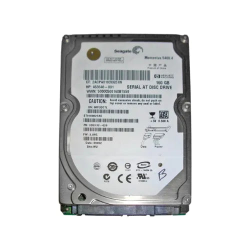 ST9160827AS-DEL - Dell Momentus 5400.4 Series 160GB 5400RPM SATA 3Gb/s 8MB Cache (CE) 2.5-Inch Hard Drive