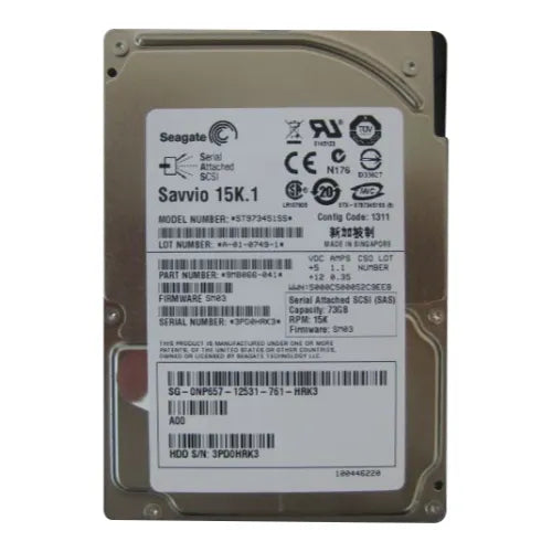 ST973451SS-DELL - Dell 73GB 15000RPM SAS 16MB Cache 2.5-Inch Hard Drive