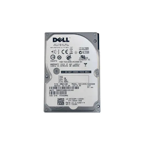 T228M-GEN - Dell 146GB 10000RPM SAS 3Gb/s Hot-Pluggable Single Port 2.5-Inch Hard Drive with Tray for PowerEdge Server & PowerVault Storage Array