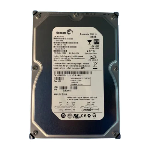 TM727-GEN - Dell 250GB 7200RPM SATA 3Gb/s 8MB Cache 3.5-Inch Hard Drive