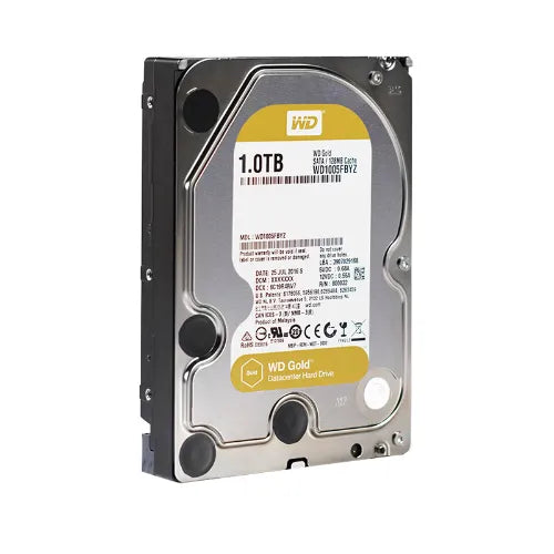 WD1005FBYZ-GEN - Western Digital Gold 1TB 7200RPM SATA 6Gb/s 128MB Cache 3.5-Inch Enterprise Class Hard Drive