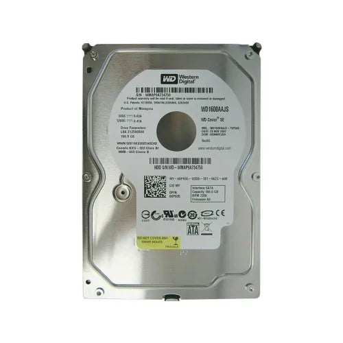 WD1600AAJS-75PSA0-DELL - Dell Caviar Blue 160GB 7200RPM SATA 3Gb/s 8MB Cache 3.5-Inch Hard Drive