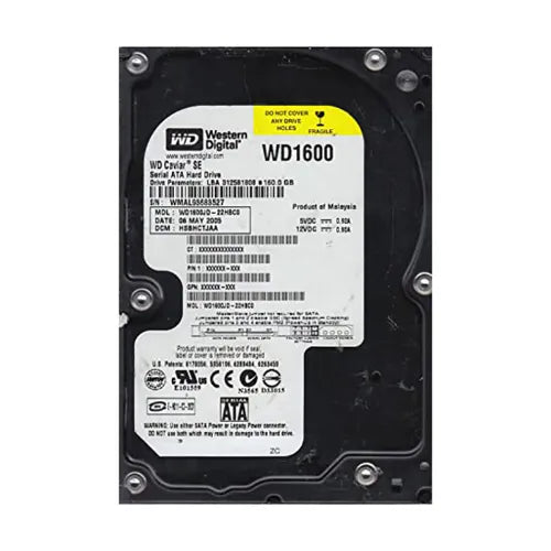 Caviar SE 160GB 7200RPM SATA 1.5Gb/s 8MB Cache 512 3.5-Inch Hard Drive