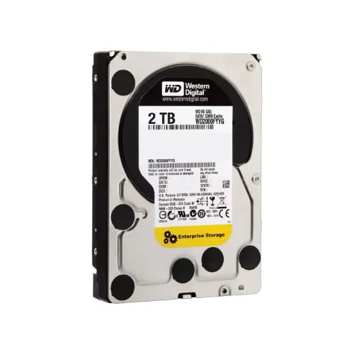 WD2000FYYG-DEL - Dell RE 2TB 7200RPM SAS 6Gb/s 32MB Cache (RoHS) 3.5-Inch Enterprise Hard Drive