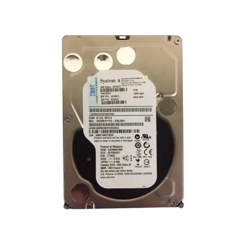 WD2001FYYG-23SL3W1-IBM - IBM 2TB 7200RPM SAS 6Gb/s 32MB Cache 3.5-Inch Hard Drive