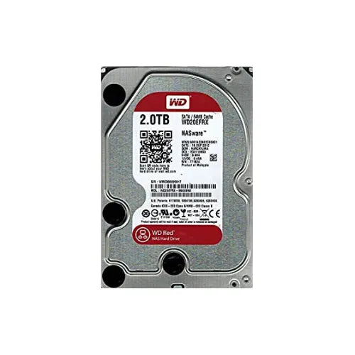 WD20EFRX-GEN - Western Digital Red 2TB 5400RPM SATA 6Gb/s 64MB Cache (RoHS) 3.5-Inch NAS Hard Drive