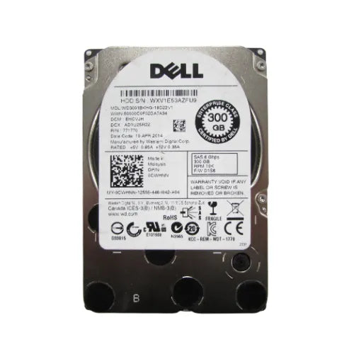 WD3001BKHG-18D22V1-1 - Western Digital XE 300GB 10000RPM SAS 6Gb/s 32MB Cache 2.5-Inch Hard Drive
