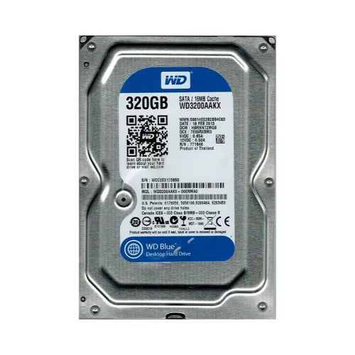 WD3200AAKX-00ERMA0-1 - Western Digital Caviar Blue 320GB 7200RPM SATA 6Gb/s 16MB Cache (CE) 3.5-Inch Hard Drive