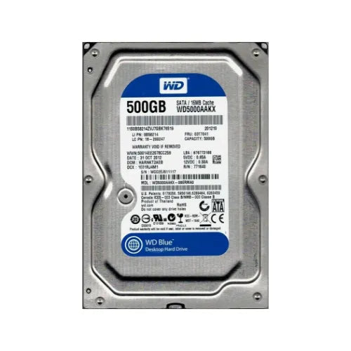 WD5000AAKX-DELL - Dell Caviar Blue 500GB 7200RPM SATA 6Gb/s 16MB Cache 3.5-Inch Hard Drive