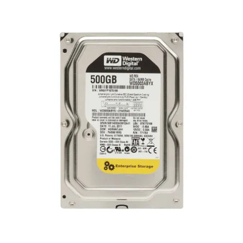 WD5003ABYX-RFB - Western Digital RE4 500GB 7200RPM SATA 3Gb/s 64MB Cache 3.5-Inch Enterprise Hard Drive