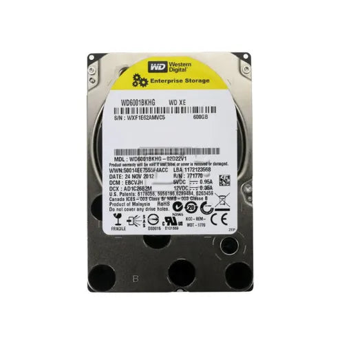 WD6001BKHG/CISCO - Cisco 600GB 10000RPM SAS 6Gb/s 32MB Cache (RoHS) 2.5-Inch Hard Drive