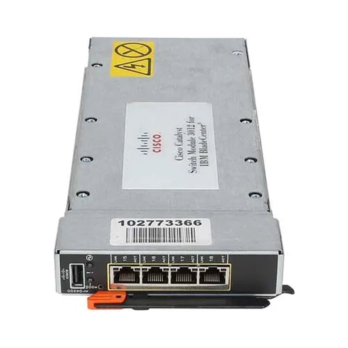 WS-CBS3012-IBM-V1 - IBM Catalyst 3012 4 x Ports 10/100/1000Base-T RJ-45 Switch Module