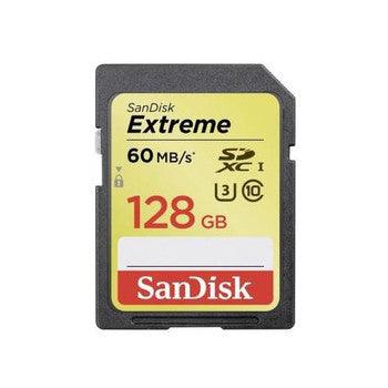 SanDisk - SDSDXNF-128G-ANC - Extreme 128GB Class 10 SDXC UHS-I Flash Memory Card