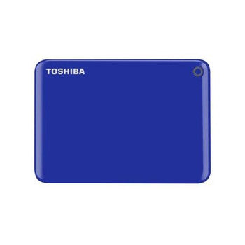 Toshiba - HDTC805EL3AA - Canvio Connect II 500GB 5400RPM USB 3.0 8MB Cache 2.5-inch External Hard Drive (Blue)