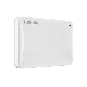 Toshiba - HDTC830EW3CA - Canvio Connect II 3TB 5400RPM USB 3.0 8MB Cache 2.5-inch Portable External Hard Drive (White)