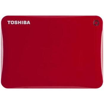 Toshiba - HDTC830XR3C1 - Canvio Connect II 3TB 5400RPM USB 3.0 8MB Cache 2.5-inch Portable External Hard Drive (Red)