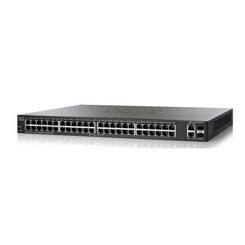 Cisco - SLM2048PTNA - SG200-50 48-Ports 10/100/1000Mbps PoE 2 x Combo mini-GBIC Port Smart Switch