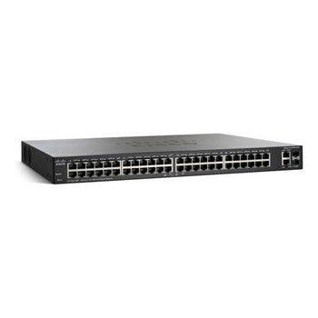 Cisco - SLM248PTNA - Small Business Smart SF200-48P 48-Ports RJ-45 10/100 100Mbps PoE Manageable Layer 3 Rack-mountable with Gigabit SFP Switch (Refurbish
