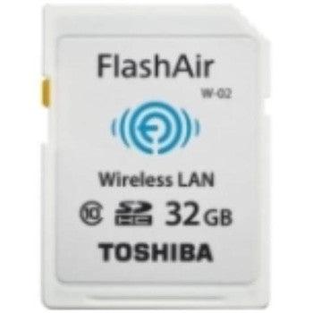 Toshiba - PFW032U-1BCW - FlashAir II 32GB Class 10 SD Wireless Flash Memory Card