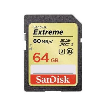 SanDisk - SDSDXSF-064G-ANC - Extreme Plus 64GB Class 10 SDXC UHS-I Flash Memory Card