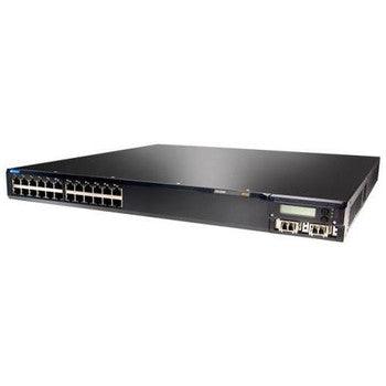 Juniper Networks - EX3200-24T - Juniper EX 3200 24-Ports RJ-45 10/ 100/ 1000Base-T (8-Port PoE) Switch with 4x SFP Ports and 320Watt AC Power Supply