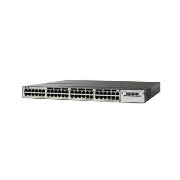Cisco - WS-C3750X-48T-L-C3 - Catalyst 3750-X Series 48-Ports 10/100/1000Base-T RJ-45 Manageable Layer2 Rack-mountable 1U Stackable Ethernet Switch (Refurb