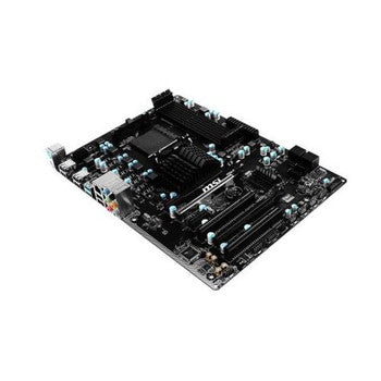 MSI - MB-970G43P - Socket AM3+ AMD 970 + SB950 Chipset AMD FX/ AMD Phenom II/ AMD Athlon/ AMD Sempron Processors Support DDR3 4x DIMM 6x SATA 6.0Gb/s ATX