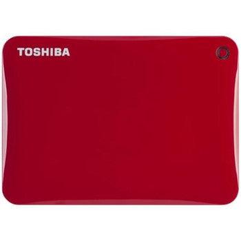Toshiba - HDTC820XR3C1 - Canvio Connect II 2TB 5400RPM USB 3.0 8MB Cache 2.5-inch External Hard Drive (Red)