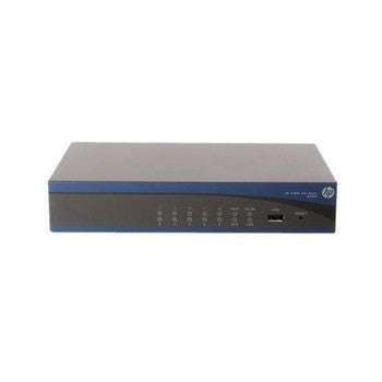 HP - JG208A - A-MSR920-W Wireless Router IEEE 802.11b/g ISM Band 54Mbps Wireless Speed 8 x Network-Port 2 x Broadband-Port USB Desktop Wall Mountable