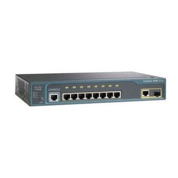 Cisco - WS-C2960-8TC-L= - Catalyst 2960 8-Ports 10Base-T RJ-45 Manageable Layer2 Rack-mountable Wall Mountable and Desktop Switch with 1x Shared SFP Slot