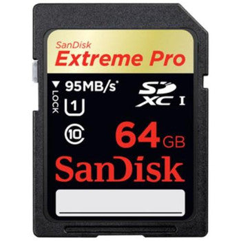 SanDisk - SDSDXPA-064G-C46 - Extreme Pro 64GB Class 10 SDXC UHS-I Flash Memory Card