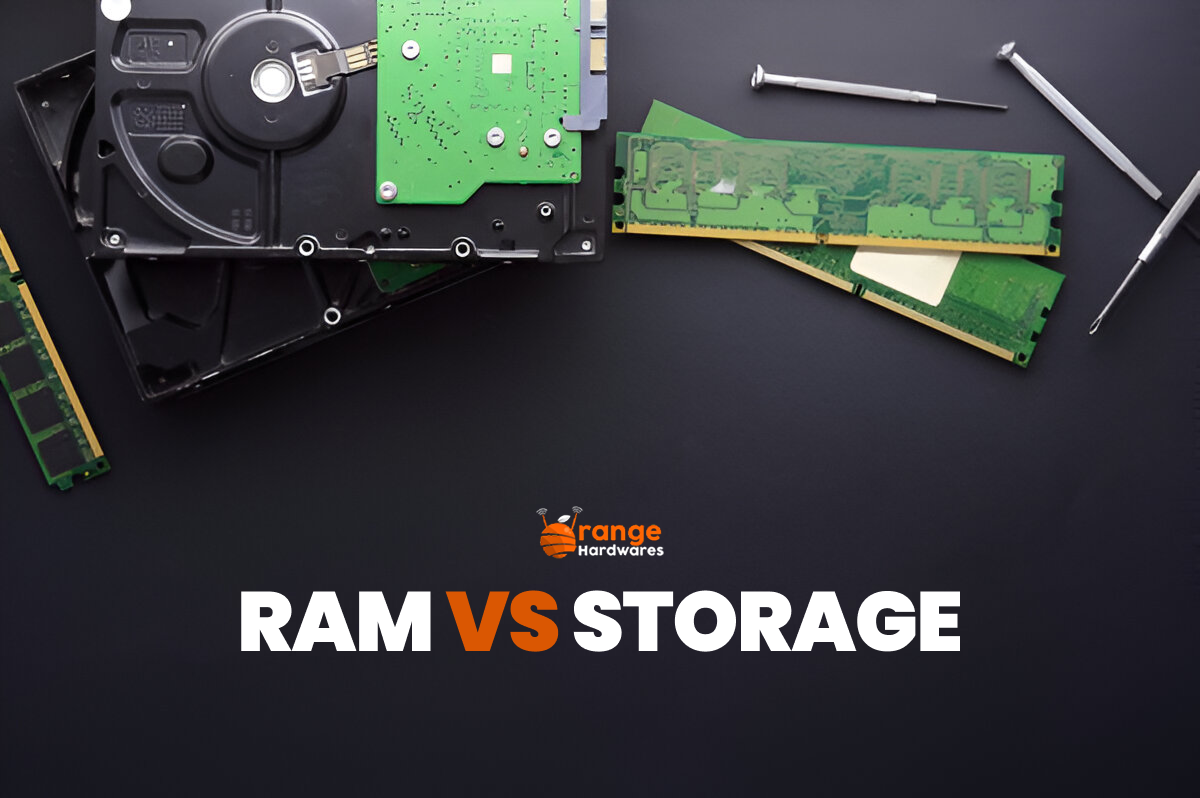 RAM vs Storage: Differences between Memory and Storage – Orange Hardwares