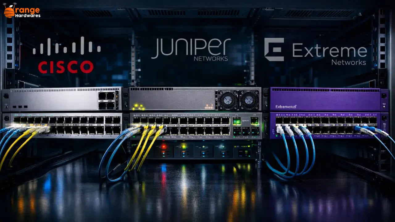 Cisco vs Juniper vs Extreme Networks Switches
