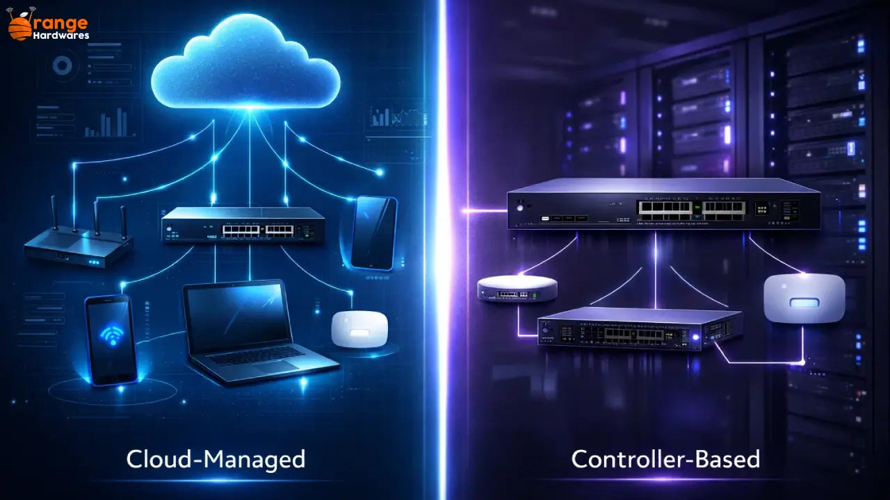 Cloud-Managed vs. Controller-Based Networking