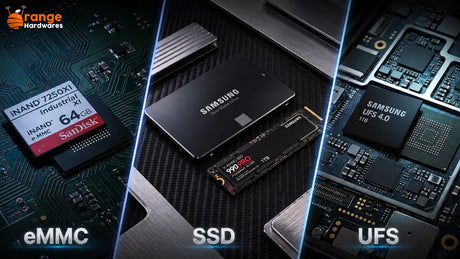 eMMC vs SSD vs UFS Storage