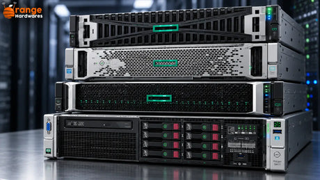 Comparison of HPE ProLiant Gen8, Gen9, Gen10, Gen10 Plus, and Gen11 rack servers side by side