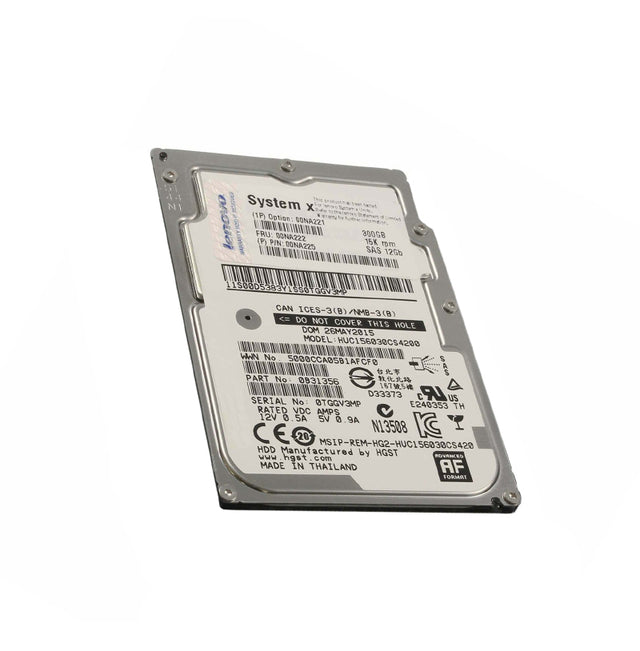 300GB 15000RPM 2.5-inch SAS-12GB/s G3 512E Hot Swapable Hard Drive with Tray