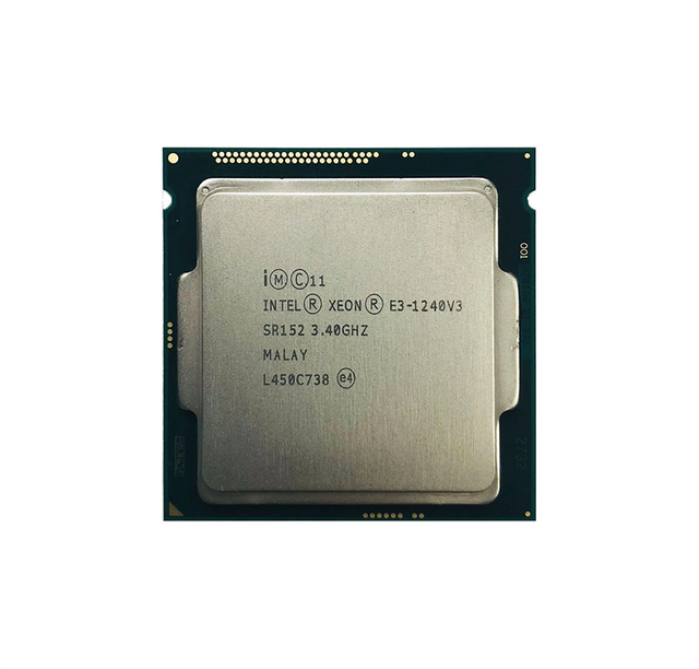 00T0GK - Dell 3.4GHz 1MB L2 Cache 8MB L3 Cache 5GT/s DMI Socket FCLG1150 22NM 80W Intel Xeon E3-1240V3 Quad Core Processor