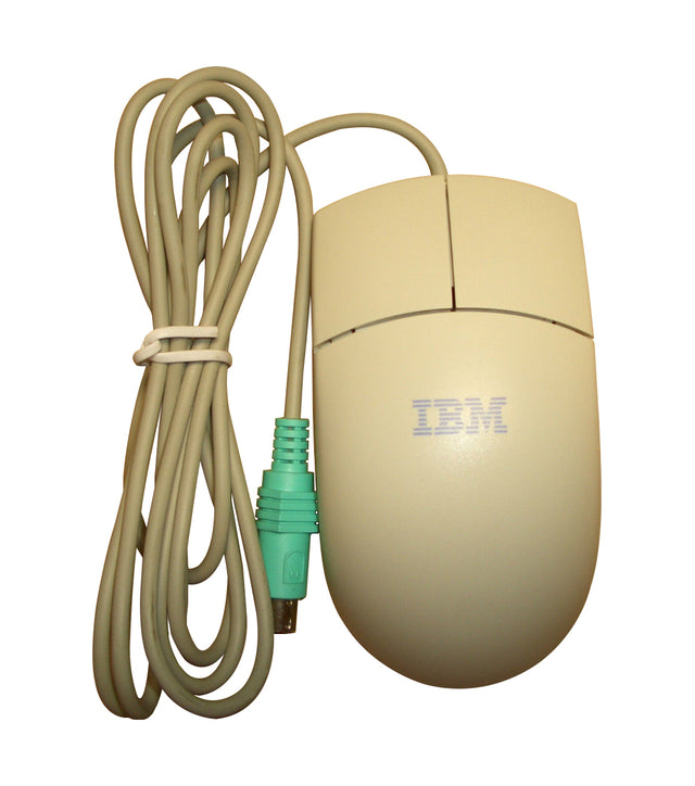 01K4263 IBM Aptiva 2 Button PS/2 Mouse White